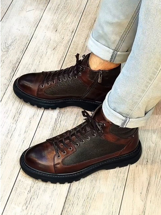 Men's Handmade Cowhide Boots