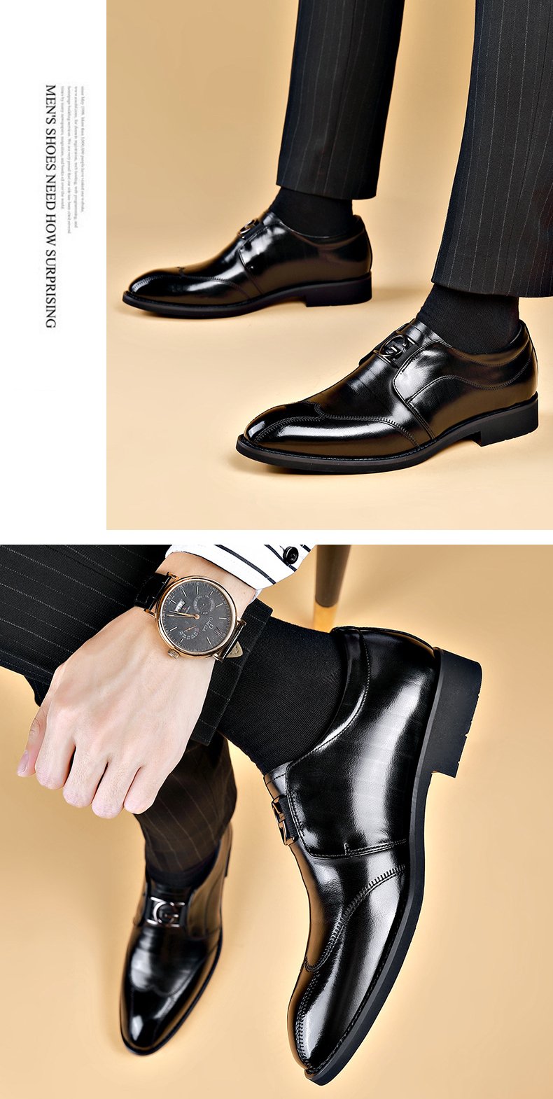 Men's New High Quality Genuine Leather Formal & Casual Shoes