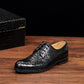 Italian Handmade Python Leather Dress Shoes