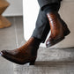 Men's Python Chelsea Ankle Boots