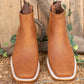 Men's Cowboy Square Toe Half Boots