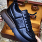 Men's Checkerboard Leather Casual Shoes