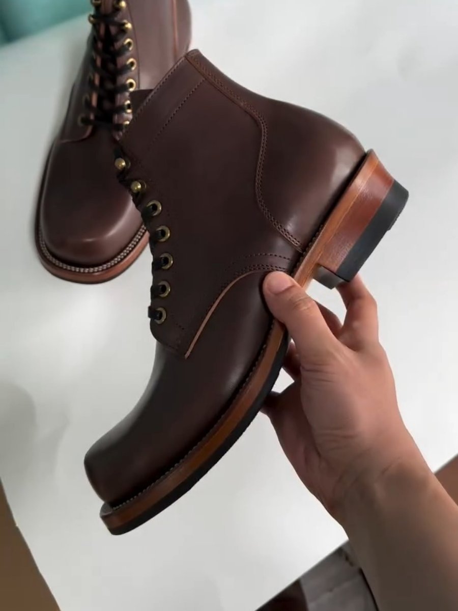 Handmade Genuine Leather Men's Martin Boots