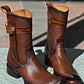 2024 New Men's Handmade Leather Cowboy Boots