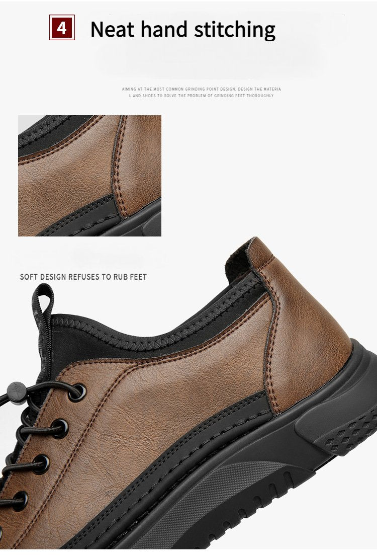 New Men's Genuine Leather Casual Shoes