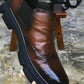 British Style Leather Business Casual Shoes Ankle Boot