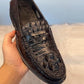 Luxury Crocodile Leather Men's Casual Loafers