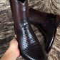 Italian Handmade Genuine Leather Vintage Cowboy Boots