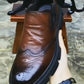 British Style Leather Business Casual Shoes Ankle Boot
