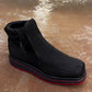 Men's Red Bottom Vintage Ankle Boots