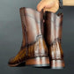 Classic Premium Alligator Leather Men's Boots