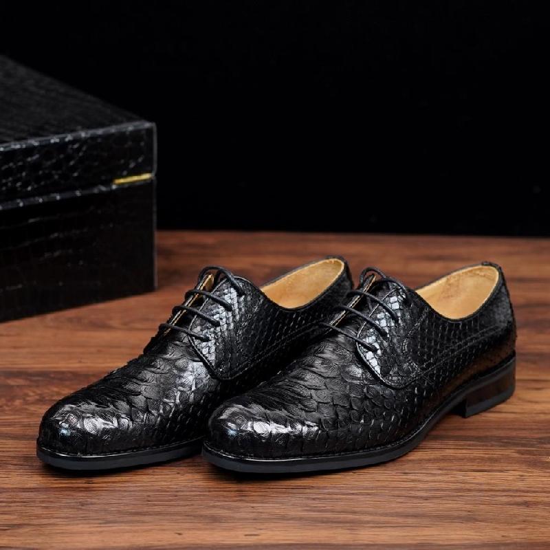 Italian Handmade Python Leather Dress Shoes