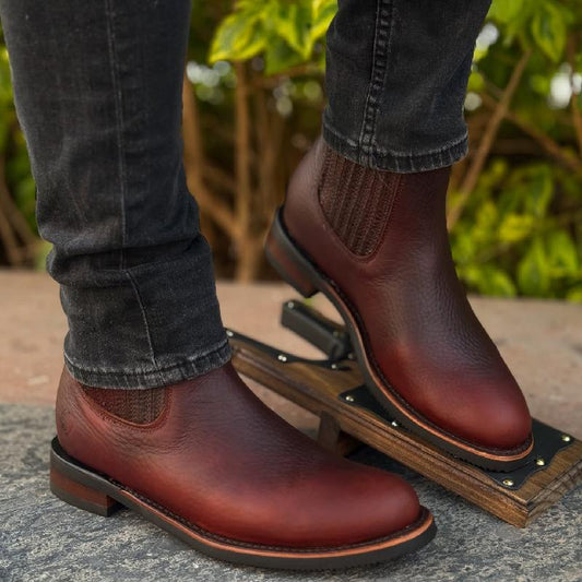 Italian Handmade Scratch-resistant Cowhide Boots