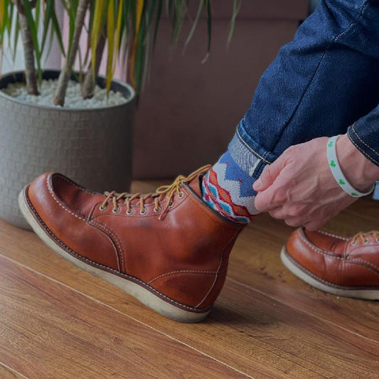 875 Retro Distressed Cowhide Round Toe Martin Boots