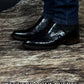 Handmade Crocodile Leather Round Toe Cowboy Boots